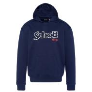 Sweat à Capuche Marine Homme Schott Sidney pas cher