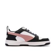 Baskets Blanc/Rose Femme Puma Rebound V6 Low vue 2