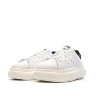 Baskets Blanches/Noires Femme Adidas Stan Smith Pf W vue 6