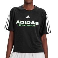 Adidas Tiro Q3 Women’s Black T-shirt affordable