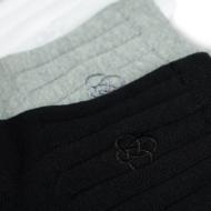 Chaussettes Blanches/Grises/Noires Femme Superdry Ankle Sock vue 2