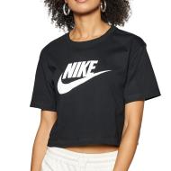 T-shirt Noir Femme Nike Essntl Crp pas cher