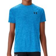 Maillot de sport Bleu Garçon Under Armour Tech 2.0 SS pas cher