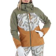 Manteau Orange/Kaki Femme O'Neill Carbonite pas cher