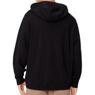 Sweat à Capuche Noir Homme Guess Roy vue 2