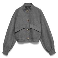 Veste Bomber Gris Femme Vero Moda Bunda pas cher