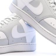 Baskets Grises/Blanches Homme Nike Court Vision Lo vue 7