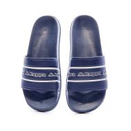 Claquettes Marines Homme Kappa Matese Logo vue 3