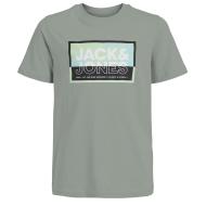 T-Shirt Vert Garçon Jack & Jones Cologan pas cher