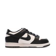 Baskets Blanches/Noires Garçon Nike Dunk Low vue 2