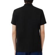 Polo Noir Homme Lacoste Mela vue 2