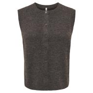 Chaleco gris para mujer Only Livia ver 3