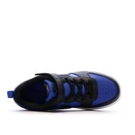 Baskets Noir/Bleu Garçon Nike Court Borough Low vue 5