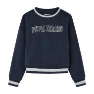 Sweat Marine Fille Pepe jeans Tiziana pas cher
