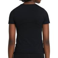 T-shirt Noir Fille Nike Pro vue 2