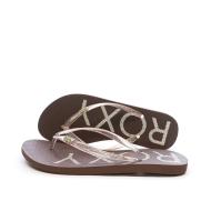 Tongs Marron Foncé/Rose Roxy Viva Sparkle