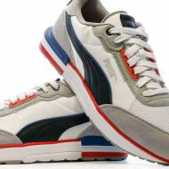 Baskets Blanc/Gris Homme Puma Puma R22 vue 7