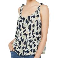 Débardeur Marine à Motifs Femme Vero Moda Menny Singlet