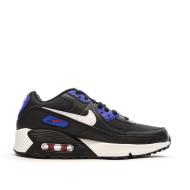Baskets Noires/Bleu Garçon Nike Air Max 90 vue 2