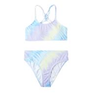 Maillot de bain 2 pièces Bleu/Rose Pastel Fille O'Neill Tropics pas cher