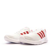 Baskets Blanches/Rouges Homme Adidas Lite Racer 3.0 vue 6