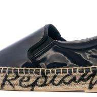 Espadrille Noir Femme Replay Queen slip vue 7