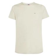 T-shirt Écru Homme Tommy Hilfiger Slim Jaspe