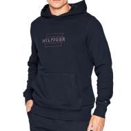 Sweat à Capuche Marine Homme Tommy Hilfiger 598 pas cher