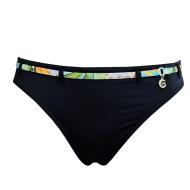 Braguita de bikini negra para mujer «Grain de Sable» con colgante barato