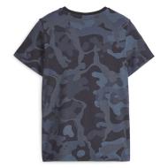 T-shirt Bleu Garçon Puma Camo vue 2