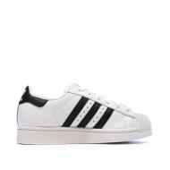 Baskets Blanc/Noir Junior Adidas Superstar II vue 2