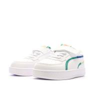 Baskets Blanches/Vert/Marine Garçon Puma Caven 2.0 Ready vue 6