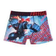 Boxer Noir/Rouge/Bleu à Imprimés Homme Freegun POW pas cher