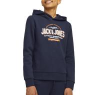 Sweat Marine Garçon Jack & Jones Logo pas cher
