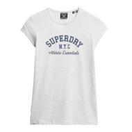 Top Superdry Gris Coton - Taille M - Neuf Avec étiquettes - Manches Débardeur - Été Femme