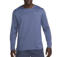 T-shirt Manches Longues Bleu Homme Nike Miler pas cher