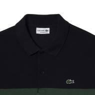 Polo Noir/Vert Homme Lacoste PH1470 vue 2