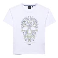 T-shirt Blanc Garçon Kaporal ODEONE pas cher