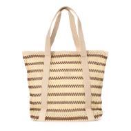 Ecru/Brown Beach Bag Gérard Pasquier Rock Photo of the Espace des Marques %store% store - view of %key%