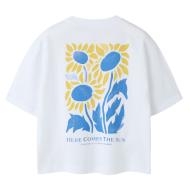 White/Yellow Girls’ T-shirt Name it Rlx Photo of the Espace des Marques %store% store - view of %key%
