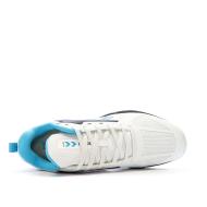 Chaussures de sport en salle Blanches/Noir/Bleu Homme Hummel Speed Court vue 4