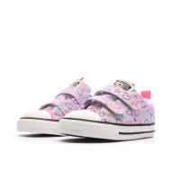 Baskets Rose Fille Converse All Star Hearts vue 6