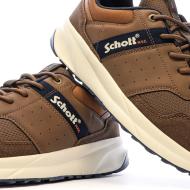 Baskets Marron Homme Schott Fugio Cognac vue 7
