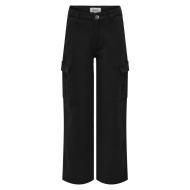 Pantalon Droit Noir Fille Kids ONLY Kogyarrow pas cher