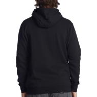Sudadera negra para hombre Quiksilver Biglogohood ver 2