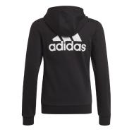 Sweat Zippé Capuche Noir Fille Adidas GS2165 vue 2