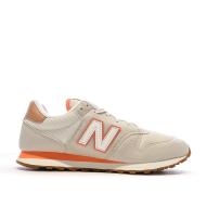 Baskets Beiges/Oranges Femme New Balance 500 vue 2