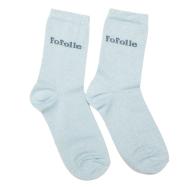 Chaussettes Bleu Pastel Femme Twinday Fofolle pas cher