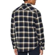 Chemise Marine/Beige Homme Tommy Hilfiger Flanne vue 2
