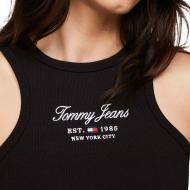 Débardeur Noir Femme Tommy Hilfiger Essential vue 3